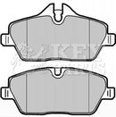Key Parts Brake Pad Set - KBP1926 fits BMW  1 Series 04-