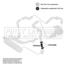 First Line Turbo Hose  - FTH1434 fits Nissan Qashqai K9K