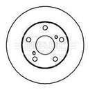 Borg & Beck Brake Disc Pair  - BBD5033 fits Toyota Camry 2.2GL saloon 91-