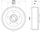 Mintex Brake Drum (Single) fits -Kia MBD278 (also fits other vehicles)