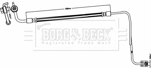 Borg & Beck Brake Hose Part No -BBH8497