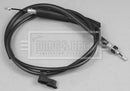 Borg & Beck Brake Cable- LH Rear -BKB2874