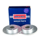 Borg & Beck Brake Disc Pair  - BBD4598 fits Honda Civic VII 06-