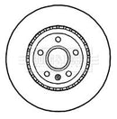 Borg & Beck Brake Disc Single  - BBD5843S fits Vauxhall Insignia 09-