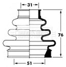 Borg & Beck Cv Joint Boot Kit Part No -BCB6063