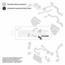 Borg & Beck Turbo Hose Part No -BTH1388