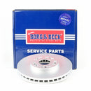 Borg & Beck Brake Disc Single  - BBD5707S fits Lexus GS300, LS400 92-95 Frt