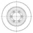 Borg & Beck Brake Disc Pair  - BBD5409 fits Isuzu D-Max 2.5Ddi 4x4 06/12-