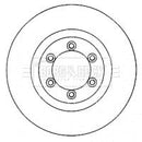 Borg & Beck Brake Disc Pair  - BBD4583 fits Ssang Rexton  02-