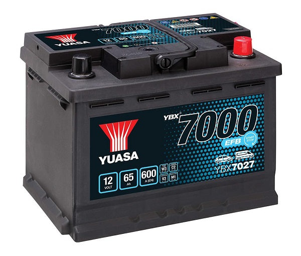 Yuasa YBX7027 EFB Start Stop Plus Battery - 3 Year Warranty (5383406813337)