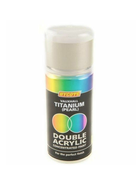 Hycote Double Acrylic Vauxhall Titanium Pearlescent Spray Paint - 150ml