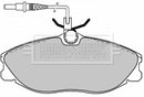 Borg & Beck Brake Pad Set - BBP1443 fits Peugeot 406 96-04