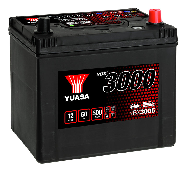 Yuasa YBX3005 - 3005 SMF Battery - 4 Year Warranty