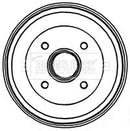 Borg & Beck Brake Drum (Single) -BBR7205