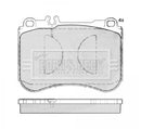Borg & Beck Front Brake Pad Set - BBP2497 fits Mercedes SL (R231) 02/12-