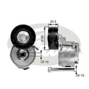Gates DriveAlign Tensioner Pulley - T39017