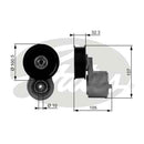 Gates DriveAlign Tensioner Pulley - T38245