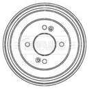 Borg & Beck Brake Drum (Single) - BBR7207 fits Hyundai Getz +ABS 10/02-05/09