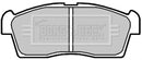 Borg & Beck Brake Pad Set -BBP2009