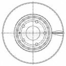 Borg & Beck Brake Disc Pair  - BBD5519 fits CX-5 09/15-