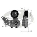 Gates DriveAlign Tensioner Unit - T38208
