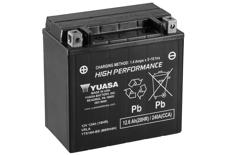 YTX14H-BS (CP) 12V Yuasa High Performance MF VRLA Battery (5470977556633)
