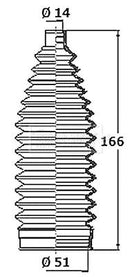 Borg & Beck Steering Gaiter Kit Part No -BSG3465