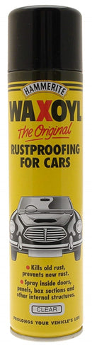 Hammerite Waxoyl Black Rustproofing Aerosol The Original Schutz 400ml