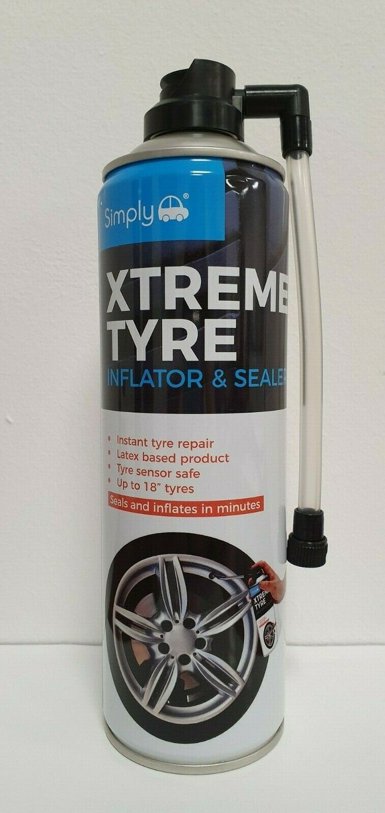 Simply Xtreme Tyre Inflator & Sealer Emergency Puncture Repair 500ml