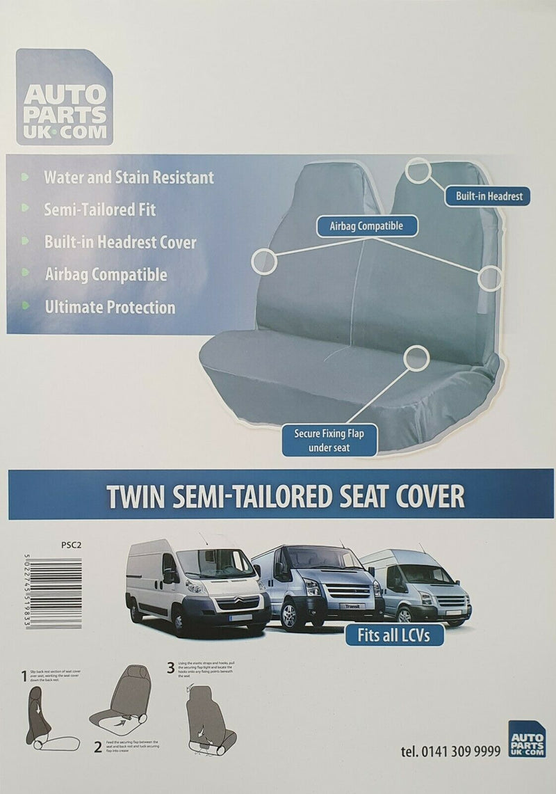 Twin Semi-Tailored Seat Cover (5479369048217)