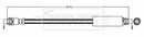 Borg & Beck Brake Hose  - BBH8789 fits Vaneo (414) 02-05