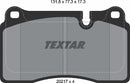 Land Rover, Brake Pad Set - Textar 2021701