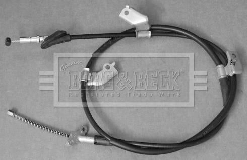 Borg & Beck Brake Cable- LH Rear -BKB3729