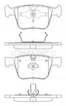 Borg & Beck Rear Brake Pad Set - BBP2470 fits Merc.S Class(W221,C216)AMG 05-