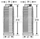 First Line Steering Gaiter Kit Part No -FSG3217