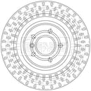 Borg & Beck Brake Disc Pair Part No -BBD5558