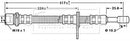 Borg & Beck Brake Hose  - BBH7202 fits Subaru Impreza,Legacy,Outback