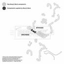 Borg & Beck Turbo Hose  - BTH1400 fits GM Corsa 1.3D 00-06