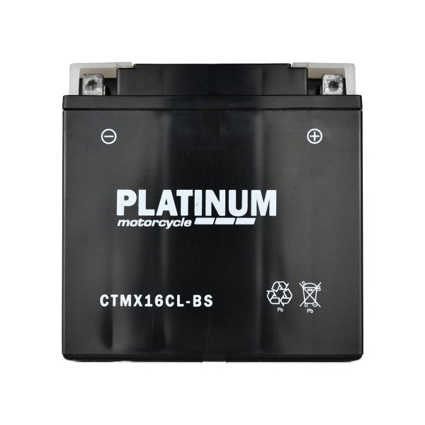 Platinum Motorcycle Battery - MF AGM 21Ah 240Cca WC