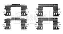 Borg & Beck Fitting Kit -  Pads  - BBK1387 fits Toyota Previa 04/03-01/06