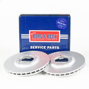 Borg & Beck Brake Disc Pair  - BBD4303 fits Mitsubishi L300 86-01