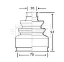 Borg & Beck Cv Joint Boot Kit Part No -BCB2783