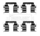 Borg & Beck Fitting Kit -  Pads  - BBK1453 fits Nissan Micra 92-02