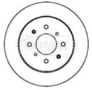 Borg & Beck Brake Disc Pair  - BBD4398 fits Honda Civic 1.6,1.7TD 01-10/05