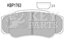 Key Parts Brake Pad Set - KBP1763 fits Fiat Ducato 01-