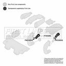 First Line Turbo Hose  - FTH1695 fits BMW E87,E60,E61,E65,E70,E90