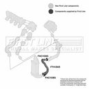 First Line Turbo Hose  - FTH1265 fits PSA 406 2.0HDi 96-99