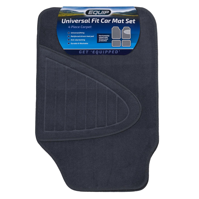 Equip Universal Fit Car Mat Classic Carpet - Grey