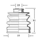 Borg & Beck Cv Joint Boot Kit Part No -BCB2054