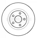Borg & Beck Brake Disc Single Part No -BBD5711S
